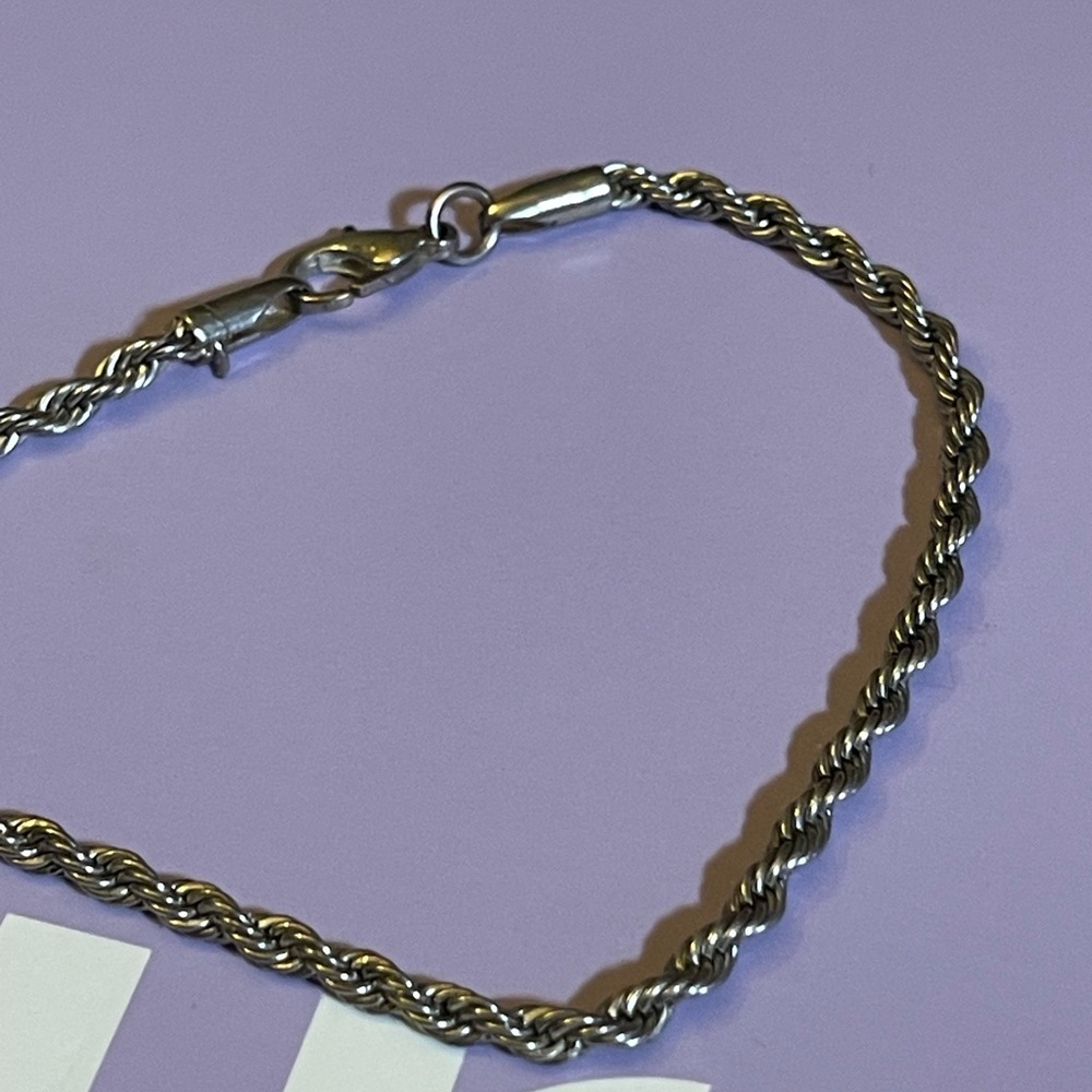 Silver Rope Bracelet - Picture 3 of 3